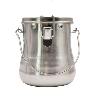 金属不锈钢油画洗笔器密闭型油画洗笔筒油画洗笔罐洗笔器洗笔桶