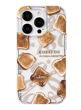 coditto烘焙吐司适用苹果手机壳