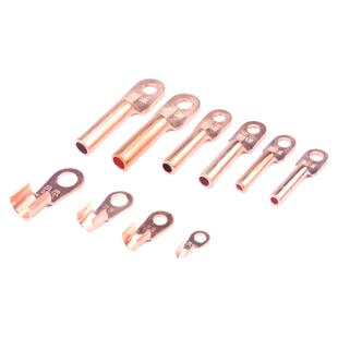 OT开口鼻DT铜鼻子铜接头圆孔线耳电缆接线端子30A50A100A10平方mm