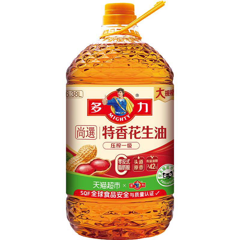多力一级特香花生油6.38L