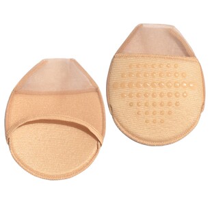 5双装女高跟硅胶隐形防滑前脚掌垫半截袜子 凉鞋加厚防痛半掌袜套