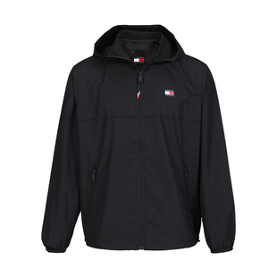 【自营】TOMMY HILFIGER男士时尚潮流简约连帽夹克薄款外套休闲