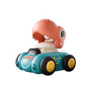 儿童恐龙按压滑行小汽车惯性回力男女1一2岁3宝宝益智玩具车