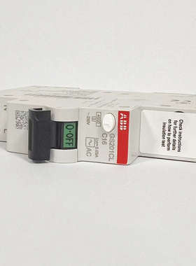 ABB漏电保护1P+N断路器一位双极GS201CL单片16A20A25A32A空气开关