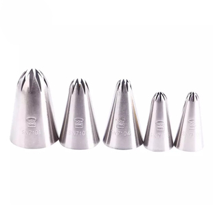 三能 10齿太阳齿裱花嘴SN7101 SN7102 7104 7105 7106曲奇挤花嘴