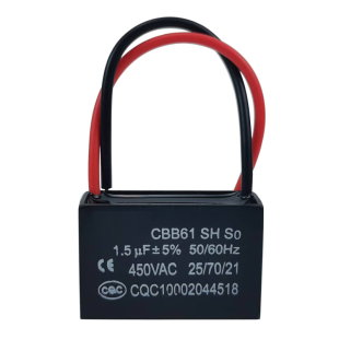 CBB61先锋落地扇风扇启动电容通用1.2/1.5/1.8UF吊扇鸿运扇电容器