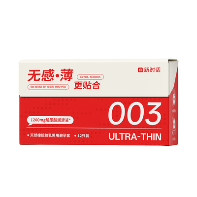 NI新对话无感薄更贴合玻尿酸无储避孕套