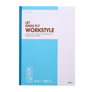 晨光A5笔记本子简约A4记事本加厚课堂笔记学生文具软抄本会议记录本草稿本软面抄作业练习本B5日记本课堂本