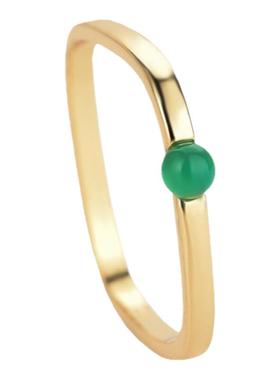 抖音小红书同款天地有方圆指环 方形素圈戒指女ins小方戒镶嵌玉髓