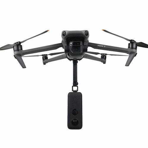 大疆御Mavic3/3Pro全景相机安装底座下挂载支架Gopro上置转接拓展