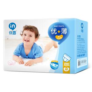 优茵超薄婴儿拉拉裤xxxl纸学步