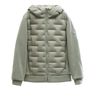 雅鹿官方新款秋冬短款时尚女士宽松防寒保暖连帽外套轻薄羽绒服