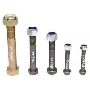 挖机斗齿斗轴螺丝小2松PC60/100/200/300牙齿销强12.9耐磨螺丝销