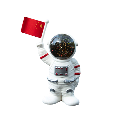 太阳能摇摆宇航员汽车摆件创意