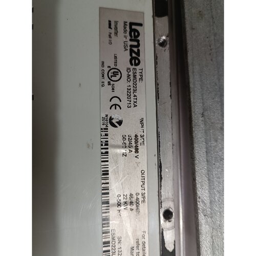 议价原装拆机伦茨变频器ESMD223L4TXA22KW38维修