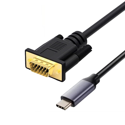 typec转vga手机投屏有线连接口电视同屏lightningUSB3雷电4转换器电脑显示器接头笔记本平板适用苹果macbook