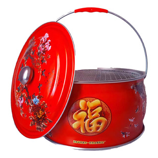 结婚乔迁火盆室内家用烧烤架新居入宅跨火盆去晦气老式木炭取暖炉