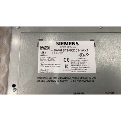 【议价】MP277触摸屏型号6AV66430011