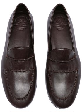 OFFICINE CREATIVE咖啡豆棕 COFFEE BEAN Oliver 101 亮面乐福鞋
