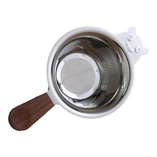 304不锈钢茶漏茶滤网功夫茶具高档过滤茶器配公杯细密过滤茶叶渣