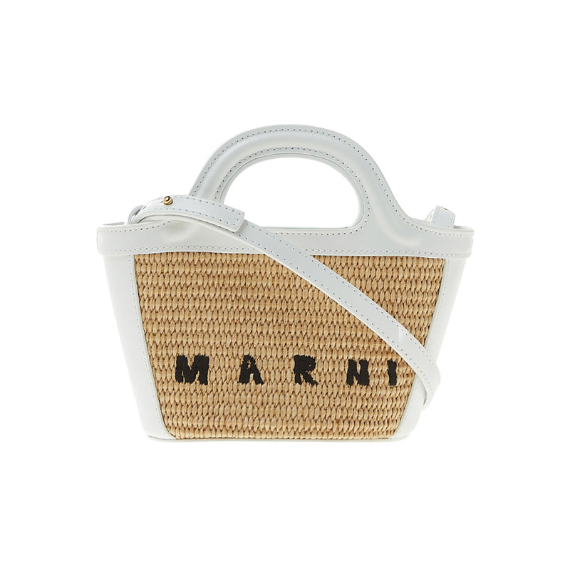 MARNI菜篮子斜挎单肩包