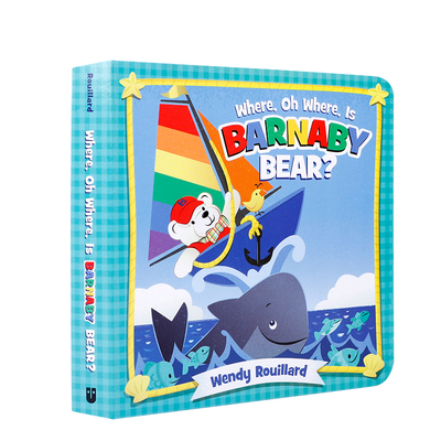 英文原版 Where, Oh Where, Is Barnaby Bear?巴纳比熊在哪里，哦，在哪里？幼儿英语启蒙认知图画书绘本早教读物童书正版进口纸板