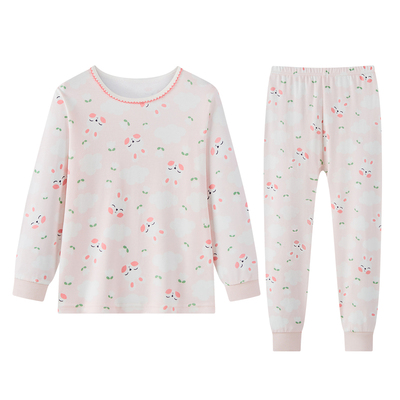 A类抑菌笛莎女童纯棉秋衣秋裤