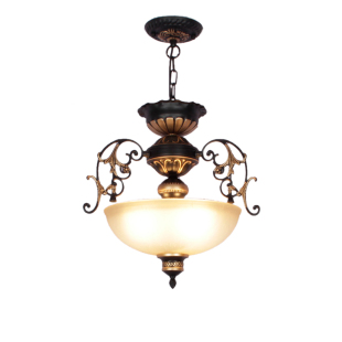 欧式复古铁艺吊灯入户门厅玄关过道灯美式简约创意阳台走廊吊灯具