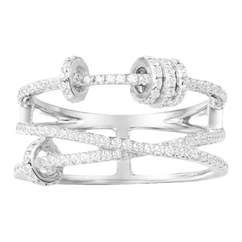 APM Monaco饰来运转戒指女生食指环经典轻奢银饰送人生日新年礼物