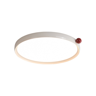 至御法式奶油风吸顶灯简约果果灯包豪斯超薄护眼儿童卧室灯X2624