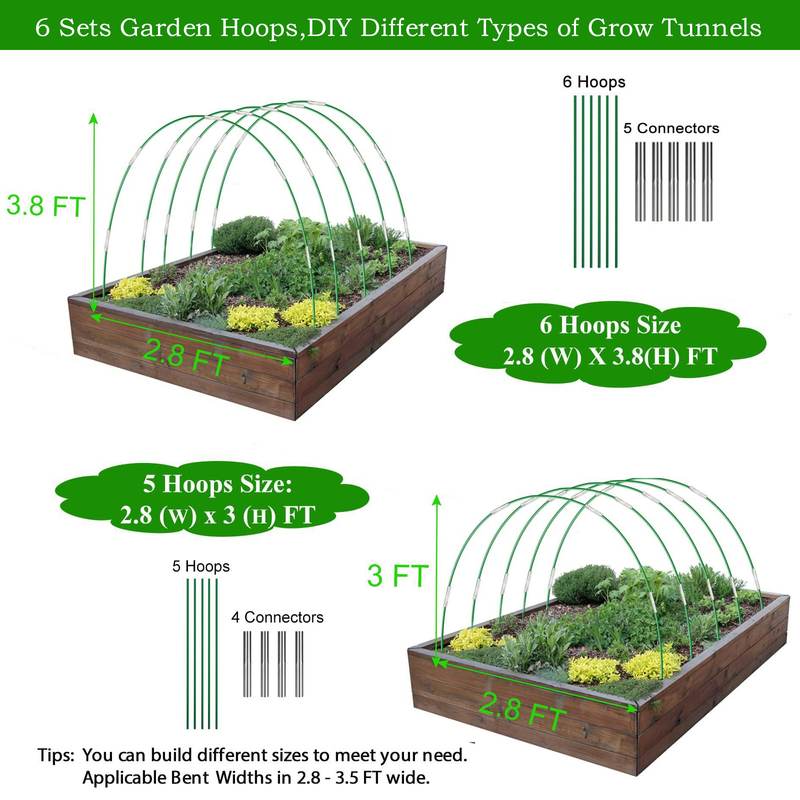 花园暖房温室小拱棚支架纤维杆支架爬棒包藤架塑玻璃纤维套装