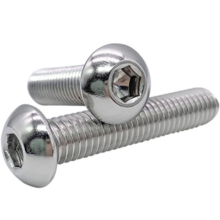 UNC/UNF美制圆头蘑菇头内六角粗牙细牙螺丝英制元杯内六角304/316