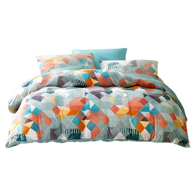 富安娜牛奶绒四件套加厚双面珊瑚绒慕斯绒床单被套新款绒绒暖意