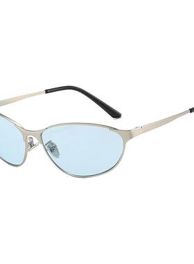 骑行眼镜金属猫眼墨镜太阳镜