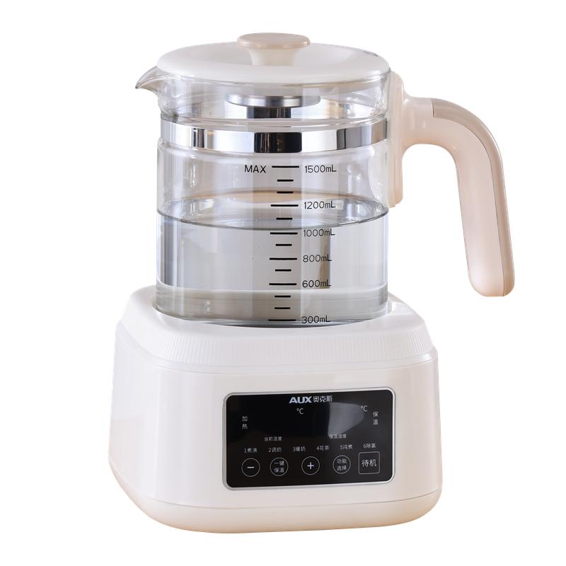 AUX奥克斯电热水壶新款家用0胶水保温泡茶烧水壶智能恒温煮水壶