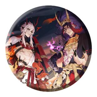 【幕醒森林】阴阳师周边 色纸吧唧钥匙扣 酒吞童子茨木童子酒茨酒