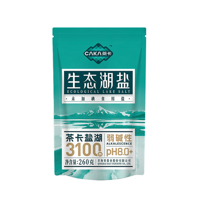 茶卡弱碱盐无碘家用炒菜细盐