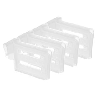 冰箱分隔板夹侧门可调节塑料隔断分格板自由组合间隔板抽屉收纳板