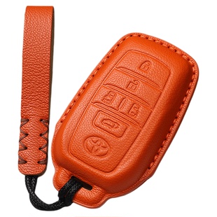 适用丰田赛纳钥匙套格瑞维亚山羊皮赛那全包埃尔法壳酷路泽真皮扣