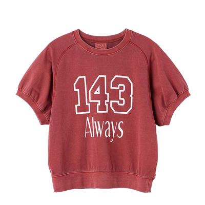 SCULPTOR插肩泡泡袖T恤