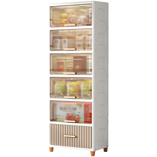 收纳柜子翻盖式加厚塑料置物架出租屋衣服零食玩具宝宝衣柜抽屉柜