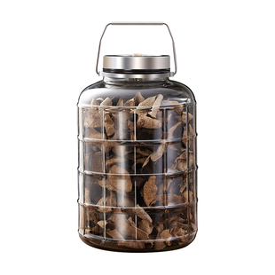 陈皮储存罐专用陈皮罐储藏玻璃密封罐食品级玻璃瓶装干货茶叶罐子