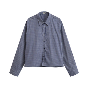 COLN格子衬衫不再是理工男标配而是知识分子穿搭刚需且短款好显高