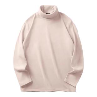 真维斯旗下高领打底衫男秋冬季保暖休闲双面绒德长袖t恤秋衣上衣