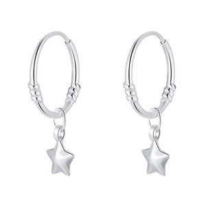 s999纯银耳钉女纯银耳饰品银耳环2024新款爆款耳坠养耳洞耳钉耳圈