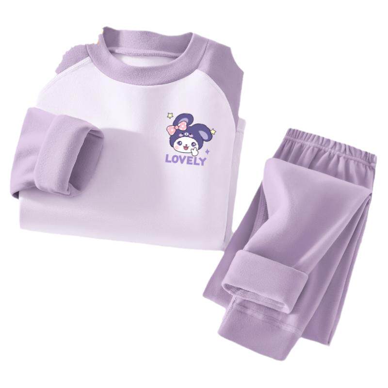 棉致童装衣服德绒保暖内衣女童