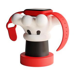 创意米奇手表支架装饰摆件适用于苹果华为小米OPPO智能手表Apple watch充电器收纳放置架iWatch充电座底座