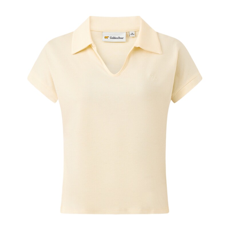 【含绵羊毛】GOLDEN BEAR/金熊2026夏季新品女士休闲短袖POLO衫