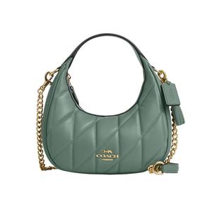 【自营】COACH/蔻驰女士半月包Carmen系列手提包菱形格单肩斜挎包