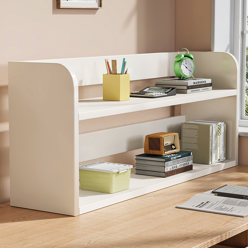 桌上书架桌面置物架办公桌收纳柜宿舍书桌学习桌多层书立架分层柜